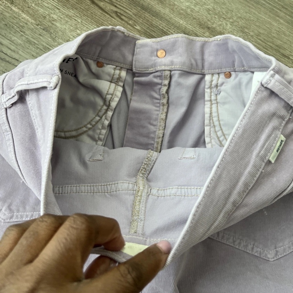 Mother Tunnel Vision Sneak Corduroy Straight Pant Hopscotch Womens 29 - Picture 12 of 16